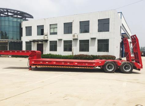 Semi-trailer Low Flatbed factory.jpg